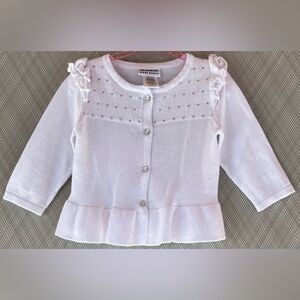 BLUEBERi boulevard - Cotton Ruffled Cardigan girls (Size 2T)